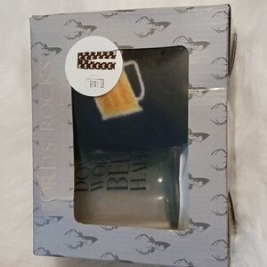 LORD'S ROCKS MEN'S FLEECE PAJAMA PANTS WITH BEER MUG